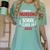 I Survived Nursing School Class Of 2025 Nurse Graduation Women's Comfort Colors T-Shirt Chalky Mint