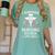 I Survived Nursing School LPN Class Of 2023 Nurse Graduation Women's Comfort Colors T-Shirt Chalky Mint