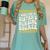 i Survived My Sisters Nursing Degree School Graduation Party Women's Comfort Colors T-Shirt Chalky Mint