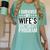 i Survived My Wife Doctorate Program PHD Wife Graduation Women's Comfort Colors T-Shirt Chalky Mint