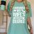 I Survived My Wifes Doctorate Degree Graduation Women's Comfort Colors T-Shirt Chalky Mint