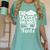 The Tassel Was Worth The Hassle Graduation Class Women's Comfort Colors T-Shirt Chalky Mint