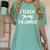 I Teach In My Pajamas On Line Teacher Quarantine Graduation For Men Women Women's Comfort Colors T-Shirt Chalky Mint