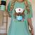 Tiger Nurse RN ER Nursing School Graduation Women's Comfort Colors T-Shirt Chalky Mint