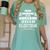 Valedictorian Scholar Grandma T Shirt Graduation Speech Women's Comfort Colors T-Shirt Chalky Mint