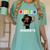 Women HBCU Grad 2025 College Graduation Apparel Women's Comfort Colors T-Shirt Chalky Mint