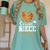 Women's Senior Niece Class Of 2026 Basketball Graduation Heart Women's Comfort Colors T-Shirt Chalky Mint