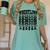 Wrestling Senior 2026 Graduation Women's Comfort Colors T-Shirt Chalky Mint