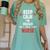 Xmas Nurse Graduation Keep Calm I'm Almost A Nurse Women's Comfort Colors T-Shirt Chalky Mint
