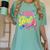 80's Girl Roller Skates Skating Eighties 1980s Nostalgia Women's Comfort Colors T-Shirt Violet