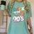 90's Nineties Nostalgia Costume Party Back To The 90s Women's Comfort Colors T-Shirt Violet 90's Nineties Nostalgia Costume Party Back To The 90s Women's Comfort Colors T-Shirt Violet