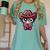 Adorable Book Lover Cowboy With Reading Glasses Cute Women's Comfort Colors T-Shirt Violet