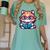 Adorable Book Lover Maine Coon Cat With Reading Glasses Cute Women's Comfort Colors T-Shirt Violet