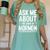 Ask Me About The Book Of Mormon Women's Comfort Colors T-Shirt Violet