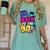 Back To The 90s Nostalgia Cassette Game Console Boombox Women's Comfort Colors T-Shirt Violet Back To The 90s Nostalgia Cassette Game Console Boombox Women's Comfort Colors T-Shirt Violet