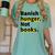 Banish Hunger Not Books Anti Fascism Pro Reading Quote Women's Comfort Colors T-Shirt Violet
