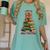 Book Lover Christmas Tree I Have No Shelf Control Women's Comfort Colors T-Shirt Violet