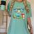 Book Lover Reading Iguana Women's Comfort Colors T-Shirt Violet