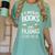 Book Lovers If It Involves Books And Pajamas Count Me In Women's Comfort Colors T-Shirt Violet
