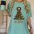 All Booked For Christmas Book Tree Book Lover Teacher Women's Comfort Colors T-Shirt Violet