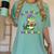 All Booked For Mardi Gras Crocodile Reading Book Teacher Women's Comfort Colors T-Shirt Violet