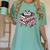 All Booked For Valentine's Coquette Bow Books Teacher Girly Women's Comfort Colors T-Shirt Violet