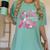 Breast Cancer Awareness I Wear Pink In Memory Of My Mom Women's Comfort Colors T-Shirt Violet