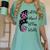 Call Me Antisocial But Please Don't Call Me Introvert Raglan Baseball Tee Women's Comfort Colors T-Shirt Violet