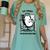 Cat With Coffee On Computer Go Away I'm Introverting Women's Comfort Colors T-Shirt Violet Cat With Coffee On Computer Go Away I'm Introverting Women's Comfort Colors T-Shirt Violet