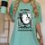 Cat With Coffee On Computer Go Away I'm Introverting Women's Comfort Colors T-Shirt Violet Cat With Coffee On Computer Go Away I'm Introverting Women's Comfort Colors T-Shirt Violet