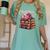 Chapter 67 Floral Book Stack Women's Comfort Colors T-Shirt Violet