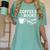 Coffee & Books Women's Comfort Colors T-Shirt Violet