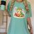 Crocodile Reading Book Watercolor Flowers Kids Women's Comfort Colors T-Shirt Violet