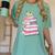 Cute Book Lover Frog Pretty Girls Read Books Kawaii Reading Women's Comfort Colors T-Shirt Violet