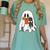 Cute Ghost Cat Reading Book Spooky Season Halloween Costume Women's Comfort Colors T-Shirt Violet