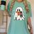 Cute Ghost Reading Book Spooky Season Halloween Costume Kids Women's Comfort Colors T-Shirt Violet