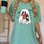 Cute Halloween Ghost Reading Book Women's Comfort Colors T-Shirt Violet