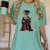 Cute Mouse Reading Book Graduation Women's Comfort Colors T-Shirt Violet