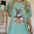 Cute Reading Bunny With Glasses Books Bookworm Reader Book Premium Tri-Blend Women's Comfort Colors T-Shirt Violet