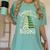 Dashing Through The Books Christmas Book Lovers Men Women Women's Comfort Colors T-Shirt Violet