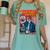 Dead Roast Coffee Comic Book Cover Style Skeleton Barista Women's Comfort Colors T-Shirt Violet