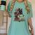 Dog Book Flower Women's Comfort Colors T-Shirt Violet Dog Book Flower Women's Comfort Colors T-Shirt Violet
