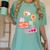 Dungeon Crawler Carl Colorful Sticker Collage LitRPG Book Women's Comfort Colors T-Shirt Violet