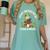 Easily Distracted By Frogs And Books Women's Comfort Colors T-Shirt Violet