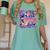 EAT THE RICH 90S NOSTALGIA WHALE ORCA YAHCT RETRO Women's Comfort Colors T-Shirt Violet
