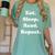 Eat Sleep Read Repeat Book Enthusiast Women's Comfort Colors T-Shirt Violet