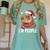 Ew People Capybara Christmas Introvert Holiday Humor Women's Comfort Colors T-Shirt Violet