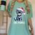 Ew People Cat Christmas Introvert Holiday Humor Women's Comfort Colors T-Shirt Violet
