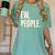 EW People Introvert Sarcastic Graphic Style Women's Comfort Colors T-Shirt Violet