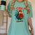 F-Caw-F Rooster F Awk F Chicken Coffee Romance Books Lover Women's Comfort Colors T-Shirt Violet